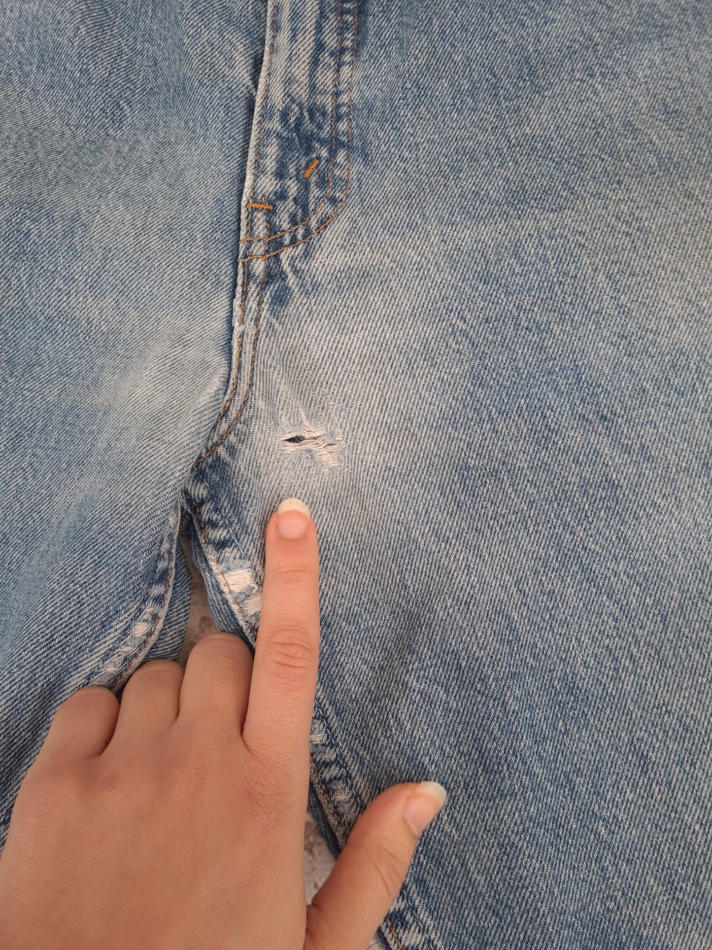 Vintage 1990's Levi's 615 Orange Tab Jeans W34 - Funky Cat