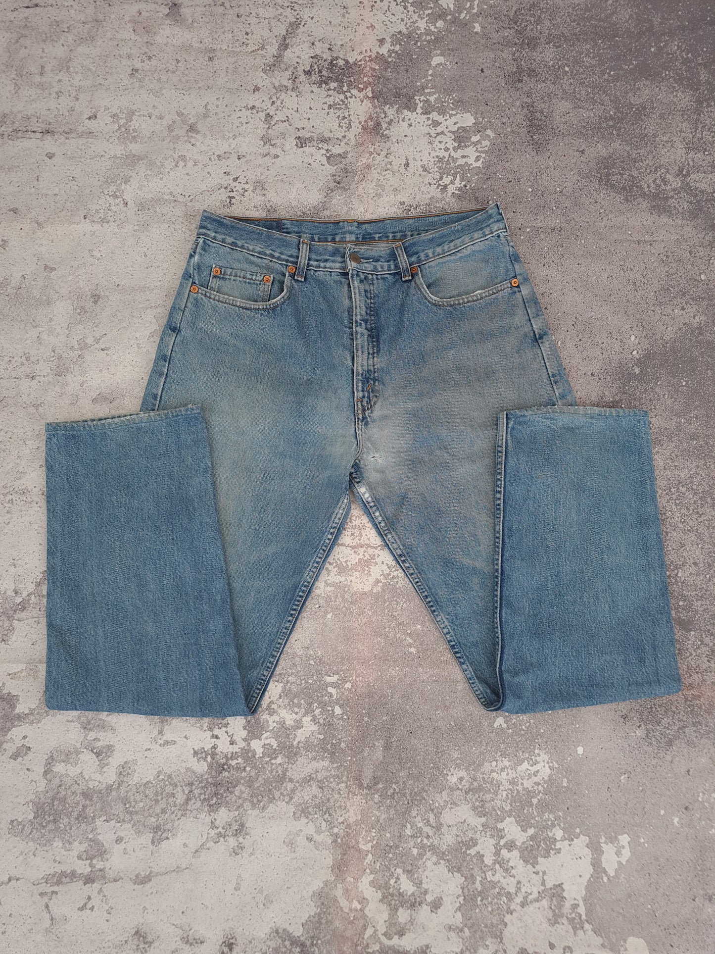 Vintage 1990's Levi's 615 Orange Tab Jeans W34 - Funky Cat