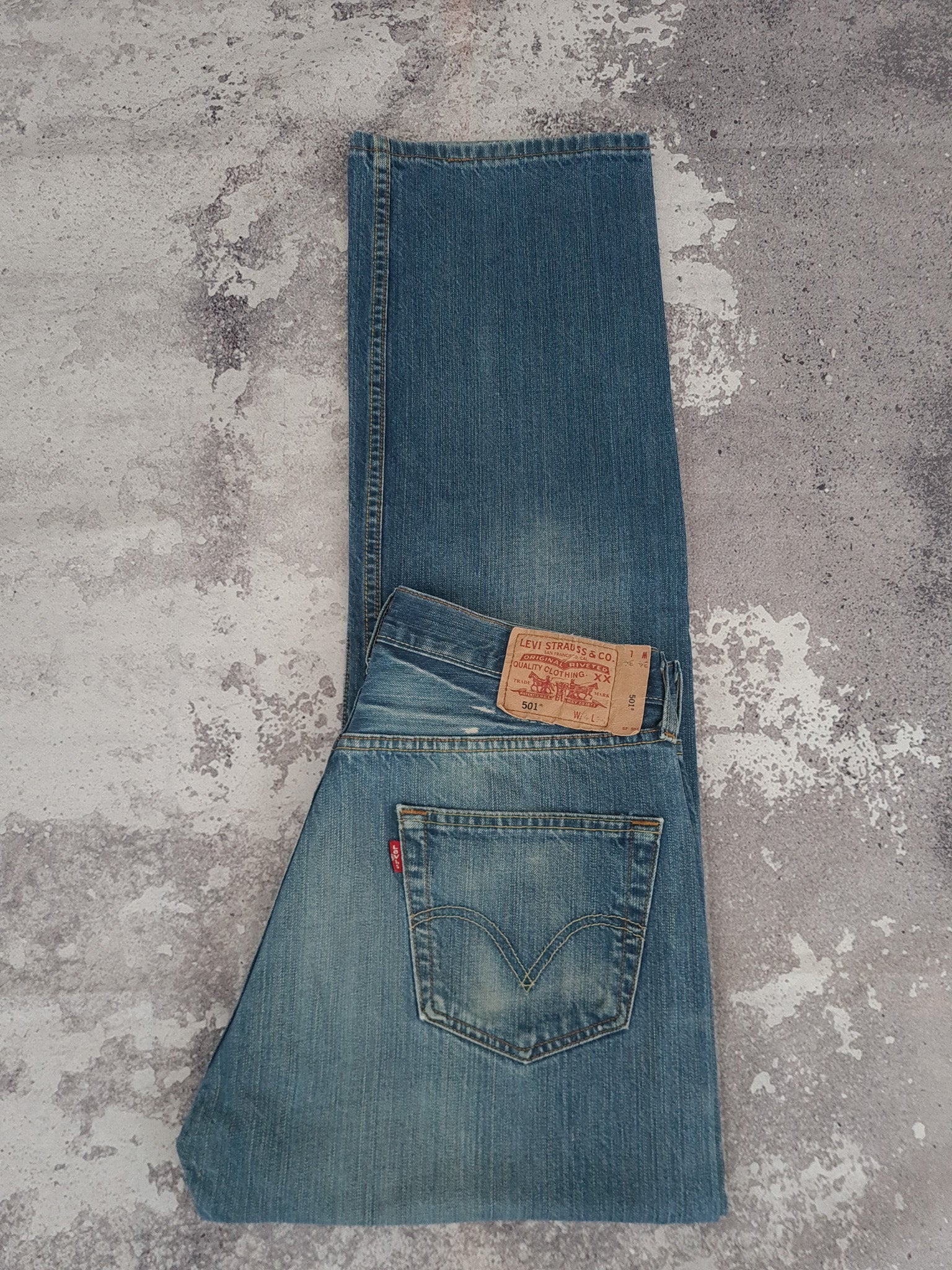 Vintage Y2K Levi's 501 Jeans W32 – Funky Cat