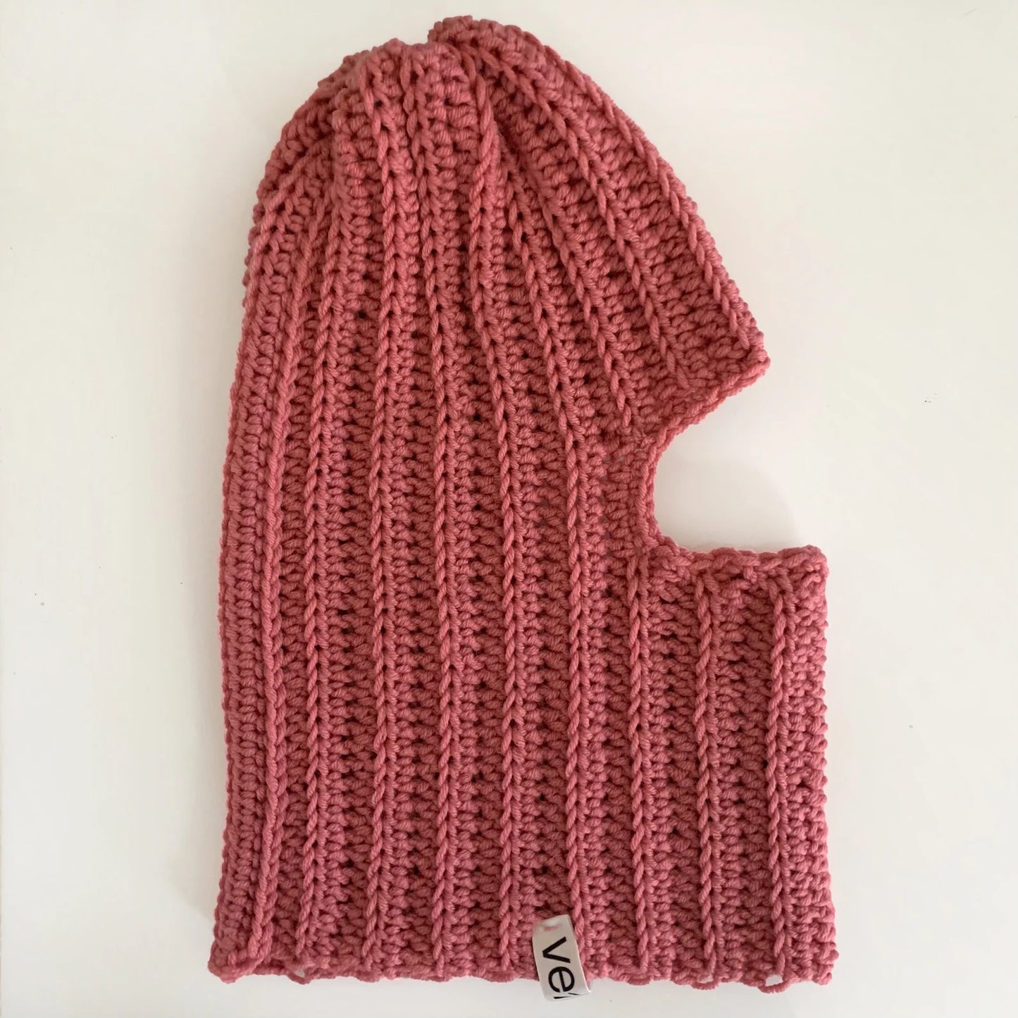 Handamade Crochet Balaclava Hat - Funky Cat
