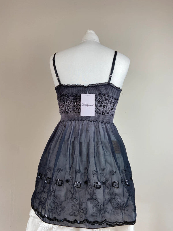 00s Sequin Babydoll Cami - Size S