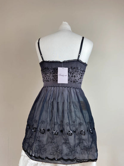 00s Sequin Babydoll Cami - Size S