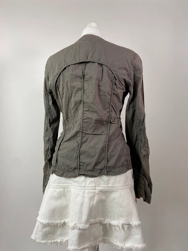 Cop Copine Khaki Deconstructed Top - Size M/L - Funky Cat
