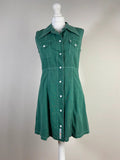 90s Miss Sixty Button Up Dress - Size M - Funky Cat