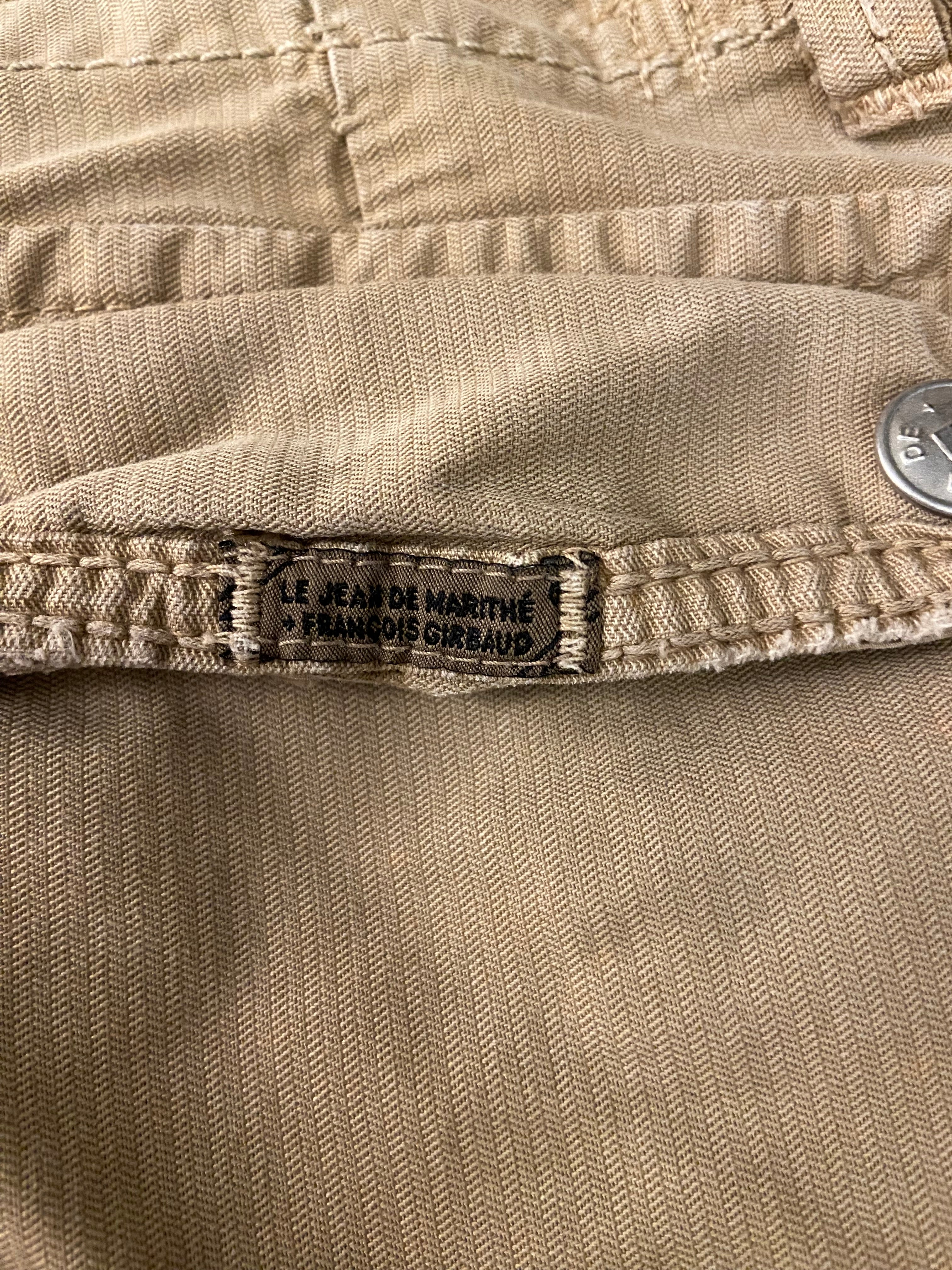 Marithé Francois Girbaud Utility Capri Trousers - Size UK 6/8