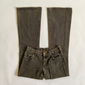 00s Pinstriped Bootcut Jeans - Size 6 - Funky Cat