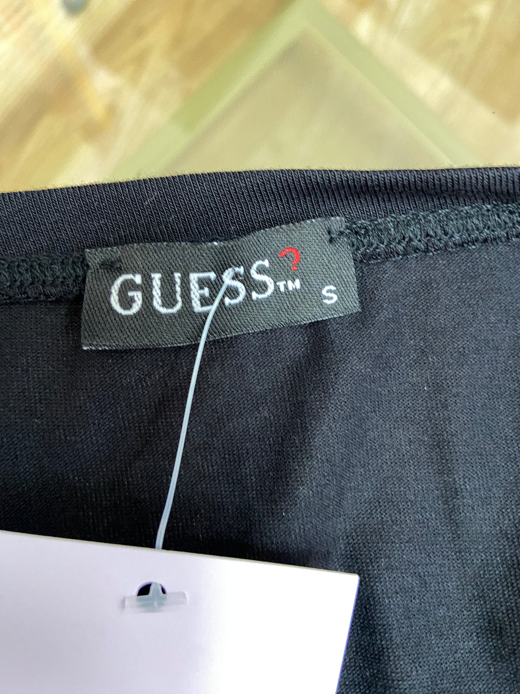 Vintage Guess Rhinestone Baby Tee - Size XS/S