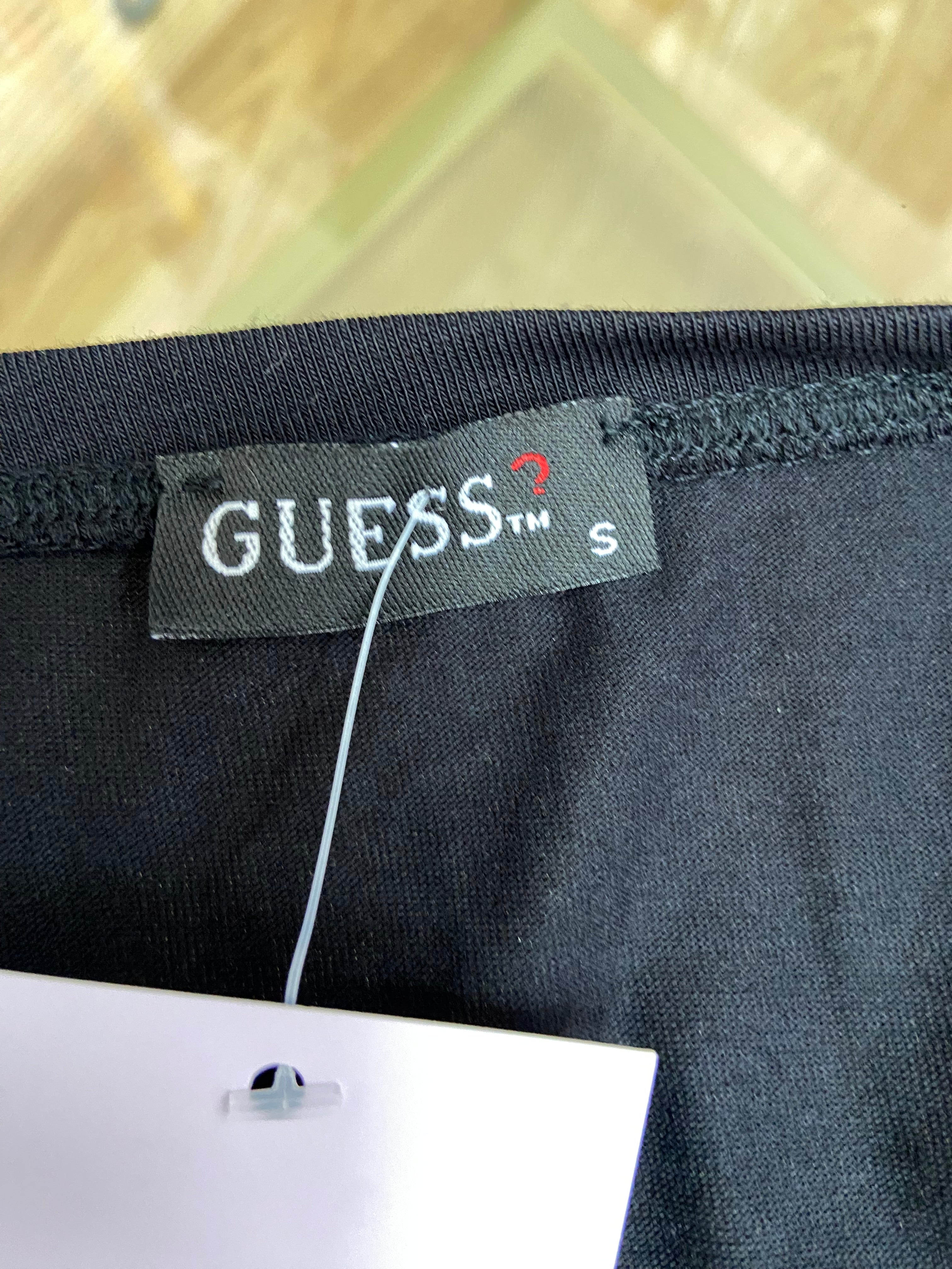 Vintage Guess Rhinestone Baby Tee - Size XS/S