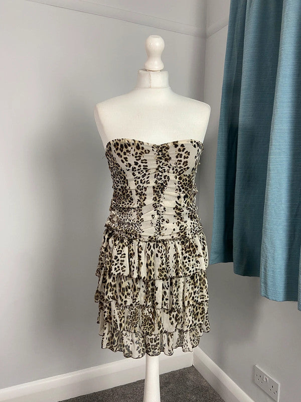 Vintage 00s Ruffled Mesh Dress - Size XS/S - Funky Cat