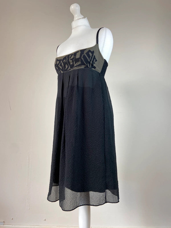 Cop Copine Baydoll Style Dress - Size XS - Funky Cat