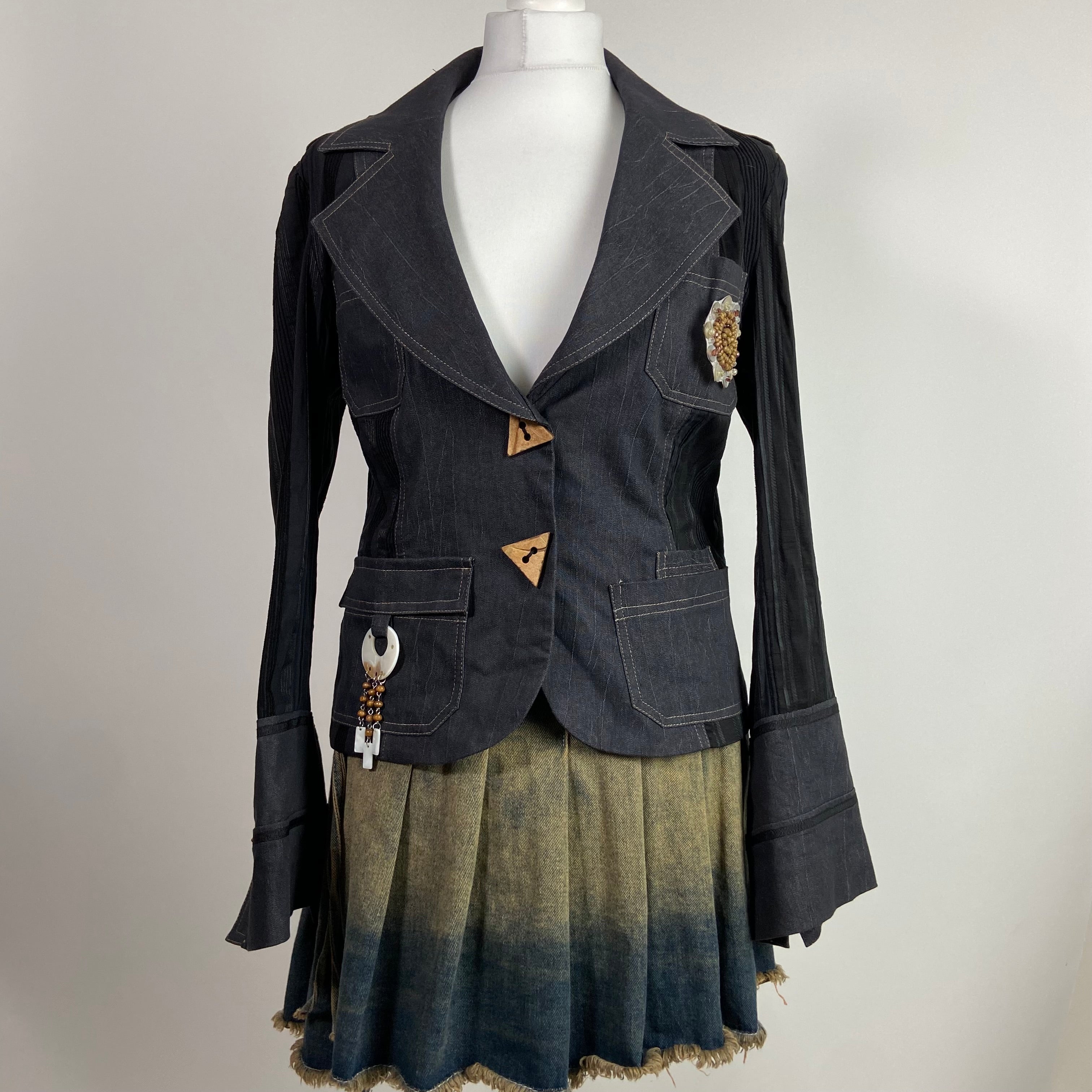 00s Embellished Blazer Jacket - Size M/L - Funky Cat