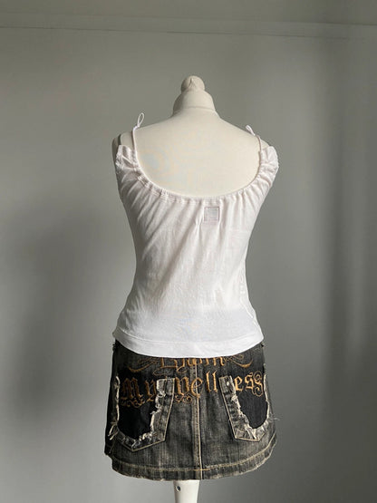 Miss Sixty Ruched Top - Size S/M