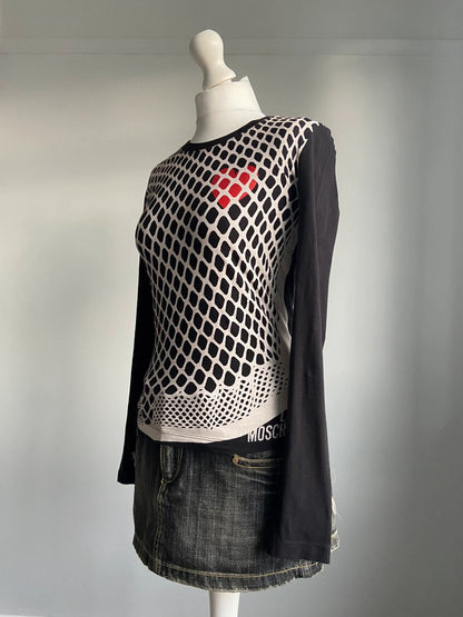 Moschino Long Sleeve Top - Size S