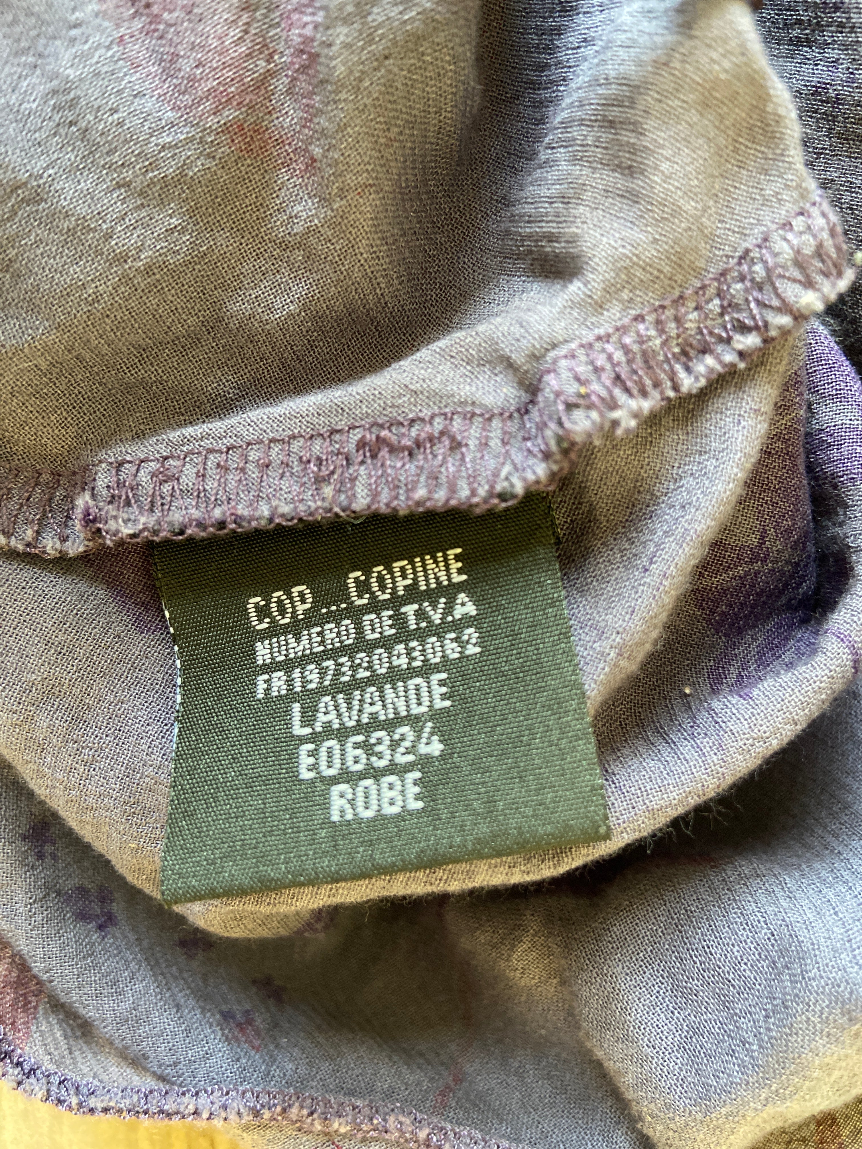 Cop Copine Purple Floral Dress - Size S/M - Funky Cat
