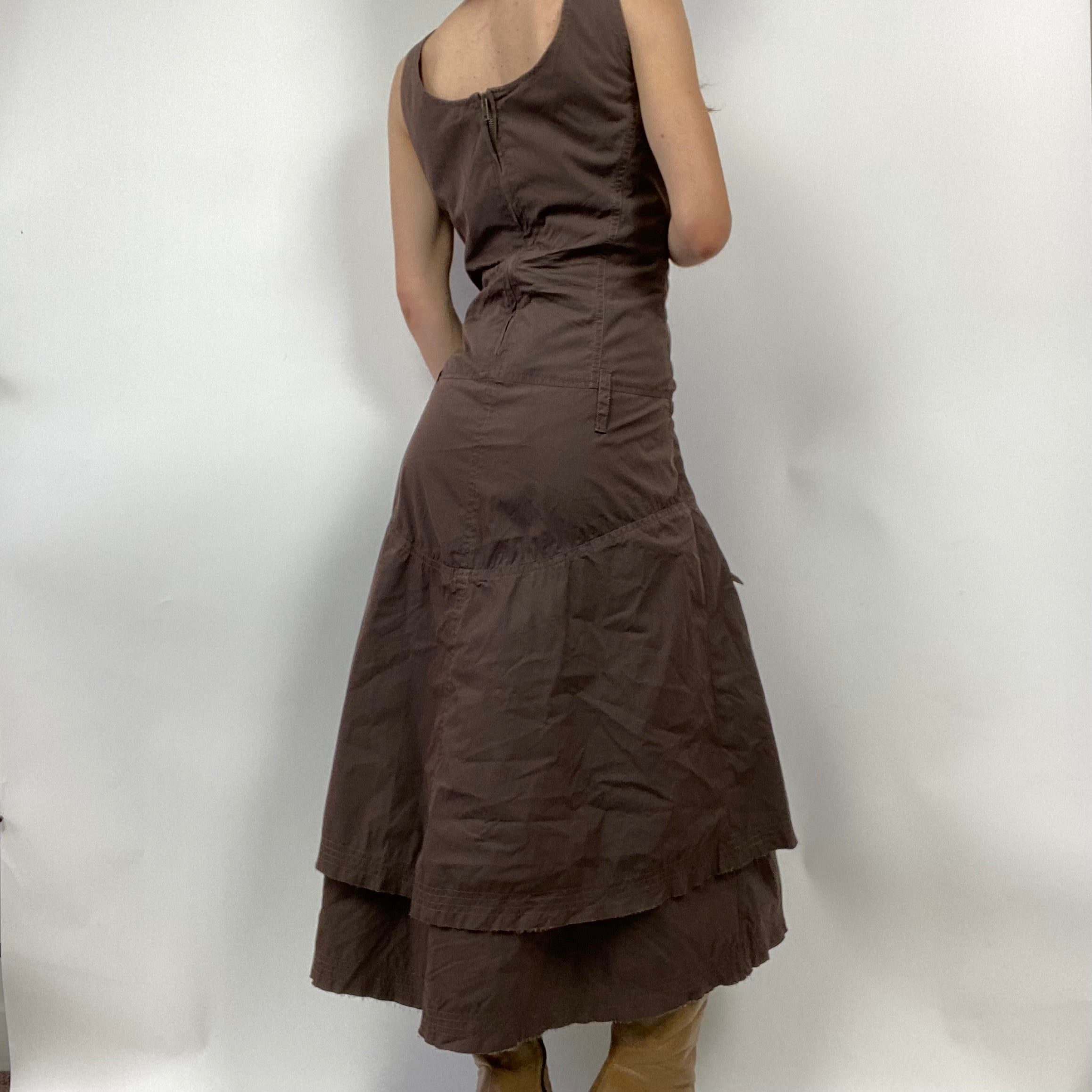Archive Lace Up Dress - Size M/L - Funky Cat