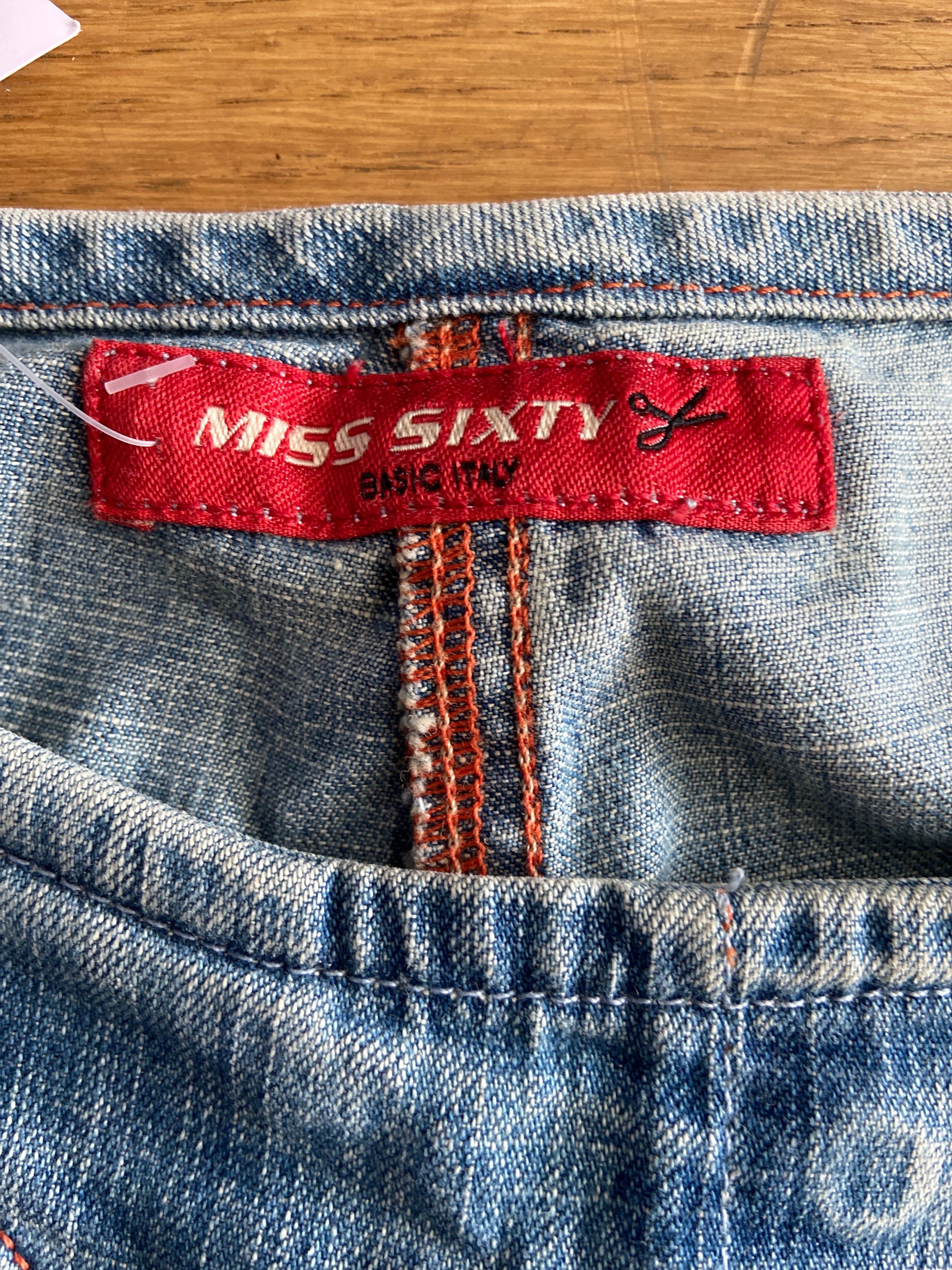 Miss Sixty Low Rise Bootcut Jeans - Size UK 8 - Funky Cat