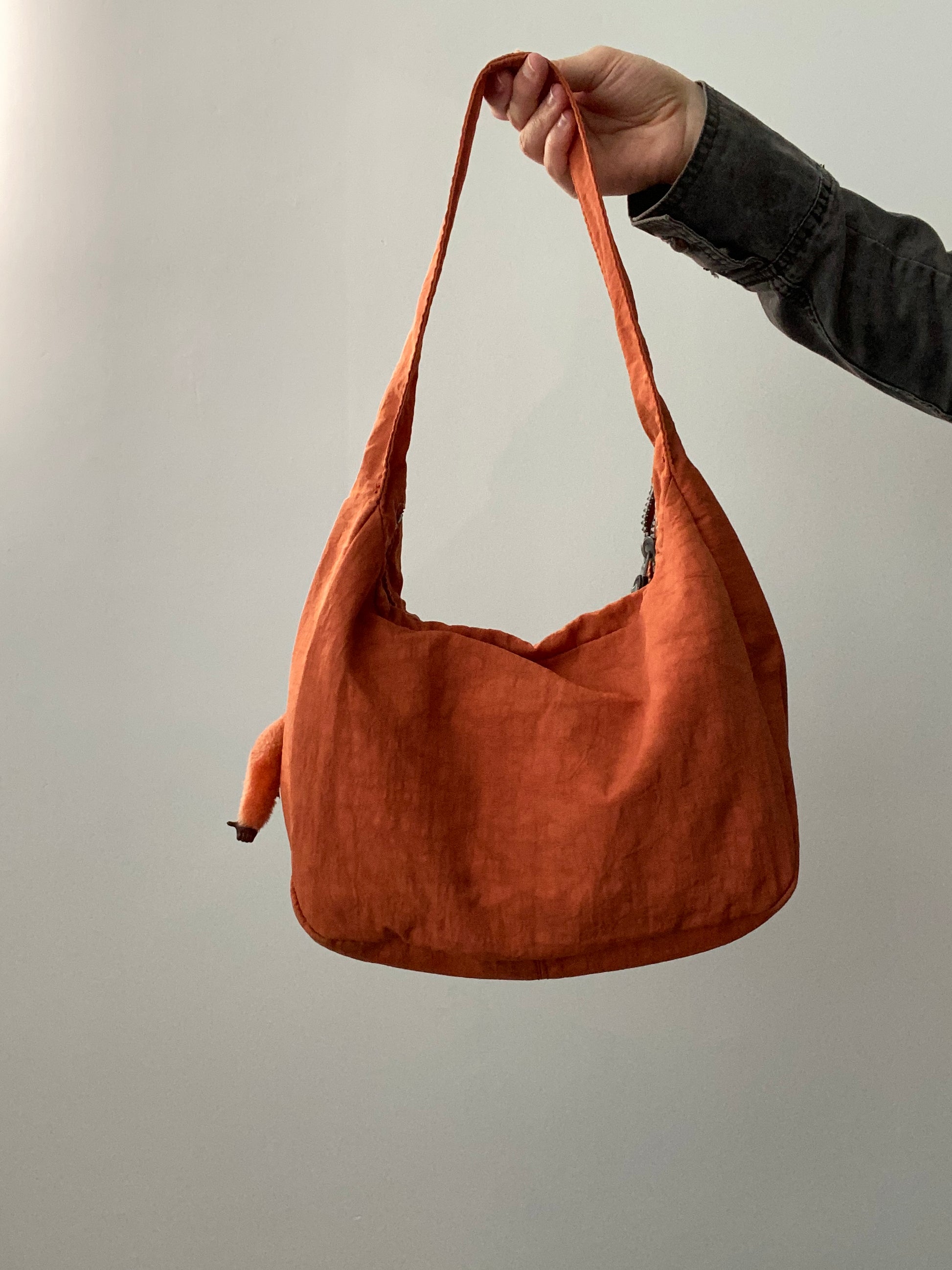 Vintage 00s Orange Slouchy Bag - Funky Cat
