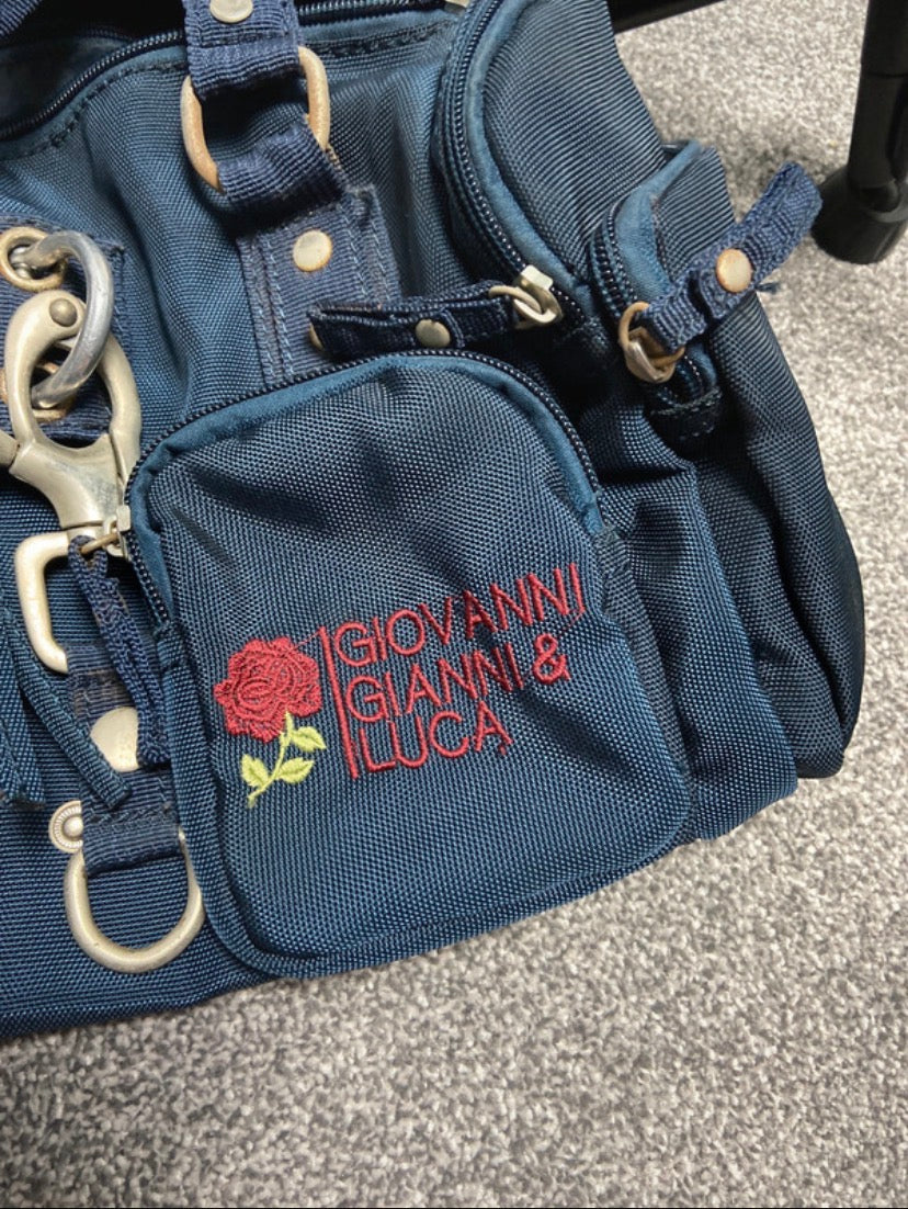 Vintage 00s Utility Buckle Bag - Funky Cat