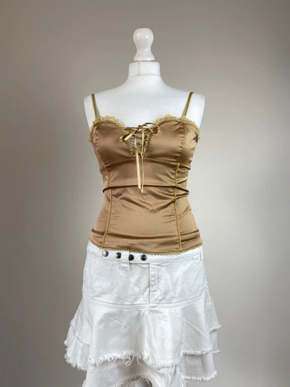 00s Lace Up Cami - Size XS/S