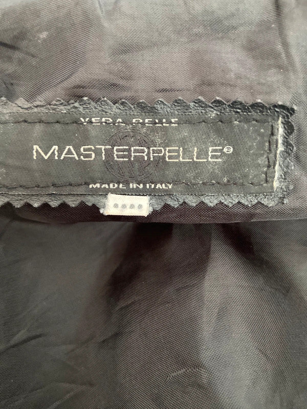 Vintage 00s Racer Leather Jacket - Size XS/S