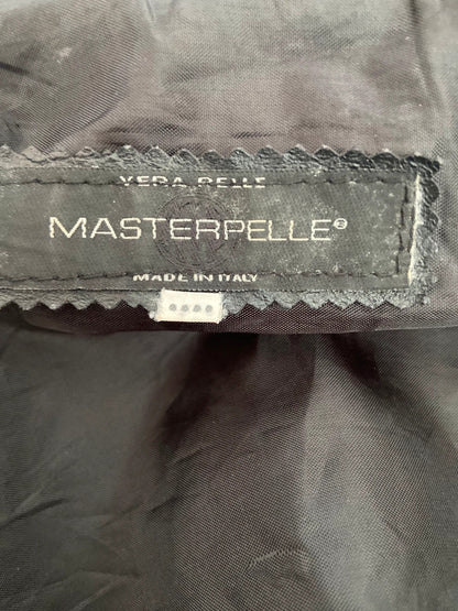 Vintage 00s Racer Leather Jacket - Size XS/S