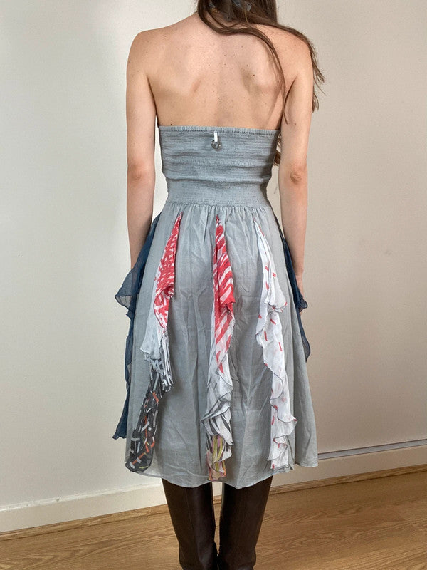 Save The Queen Ruffled Floaty Dress - Size XS/S - Funky Cat