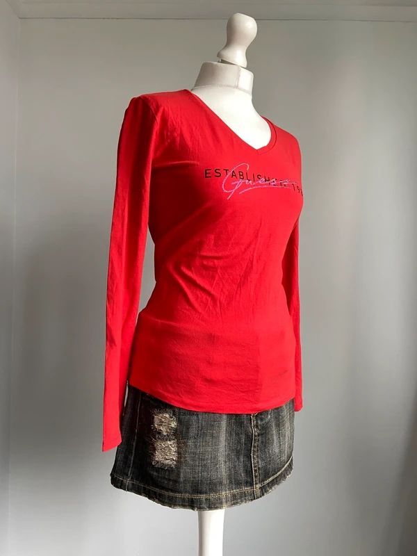 Vintage Guess Top - Size L - Funky Cat
