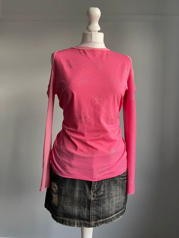 Vintage 00s Cut Out Top - Size L