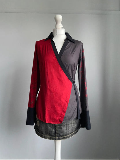 Cop Copine Wrap Shirt - Size S