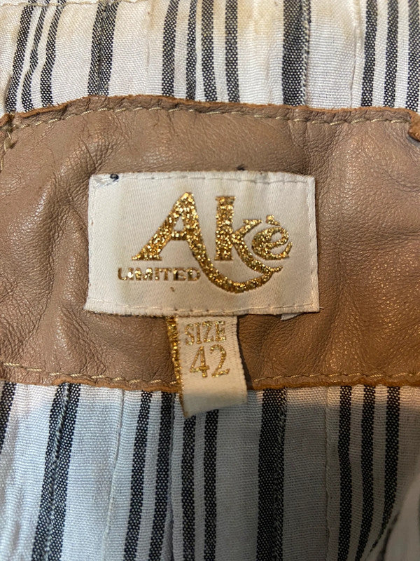 Vintage Deconstructed Leather Jacket - Size S