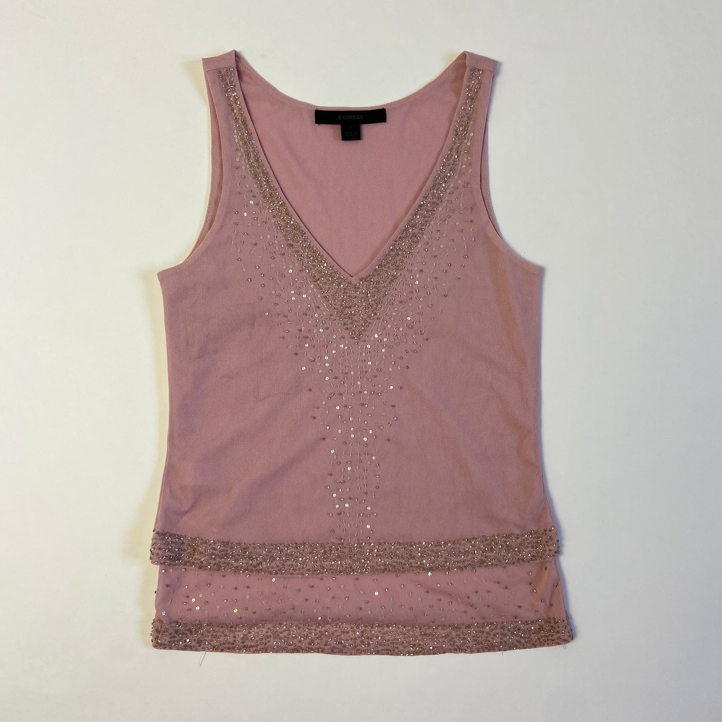 00s Beaded Vest Top - Size S