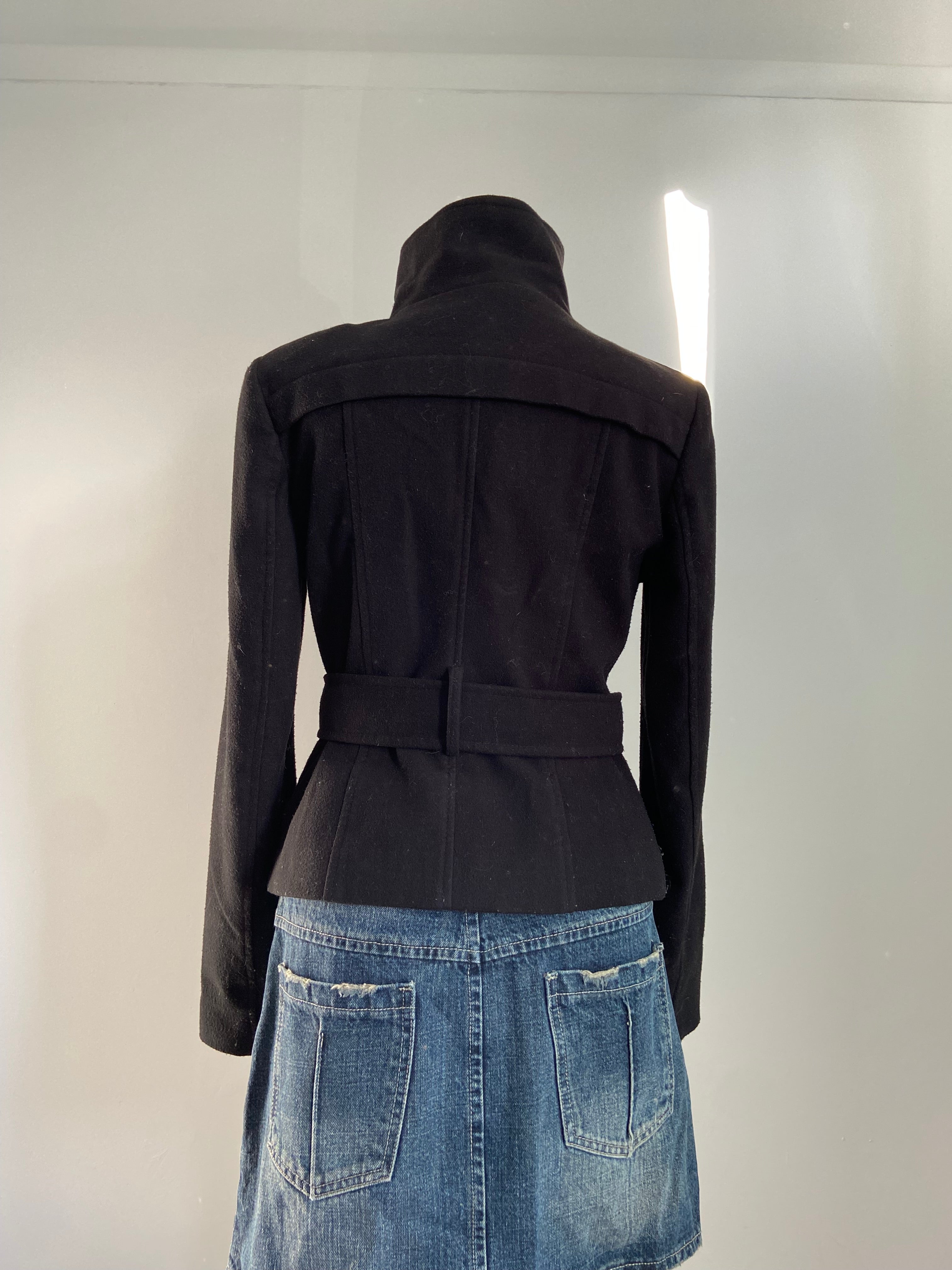 Vintage 00s Peacoat Jacket - Size S - Funky Cat