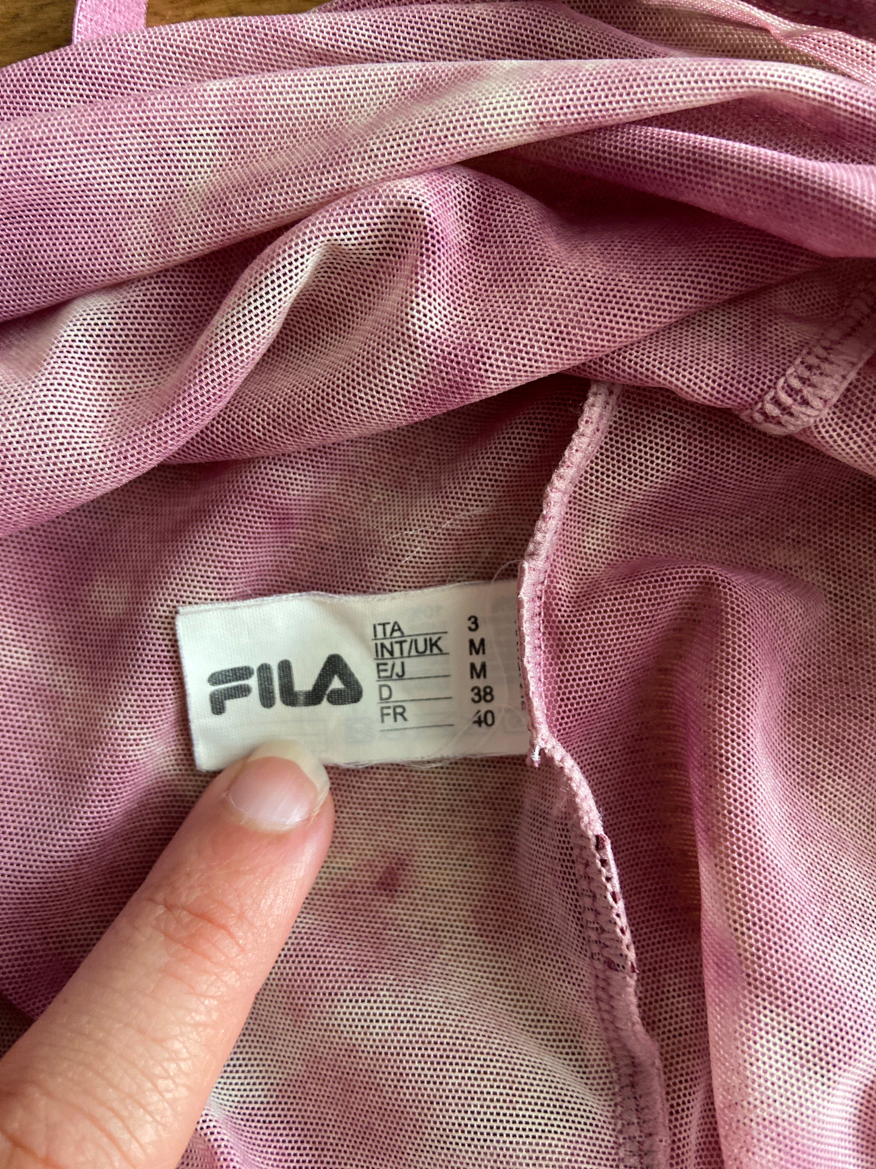 Vintage 00s Pink Tie Dye Mesh Cami - Size XS