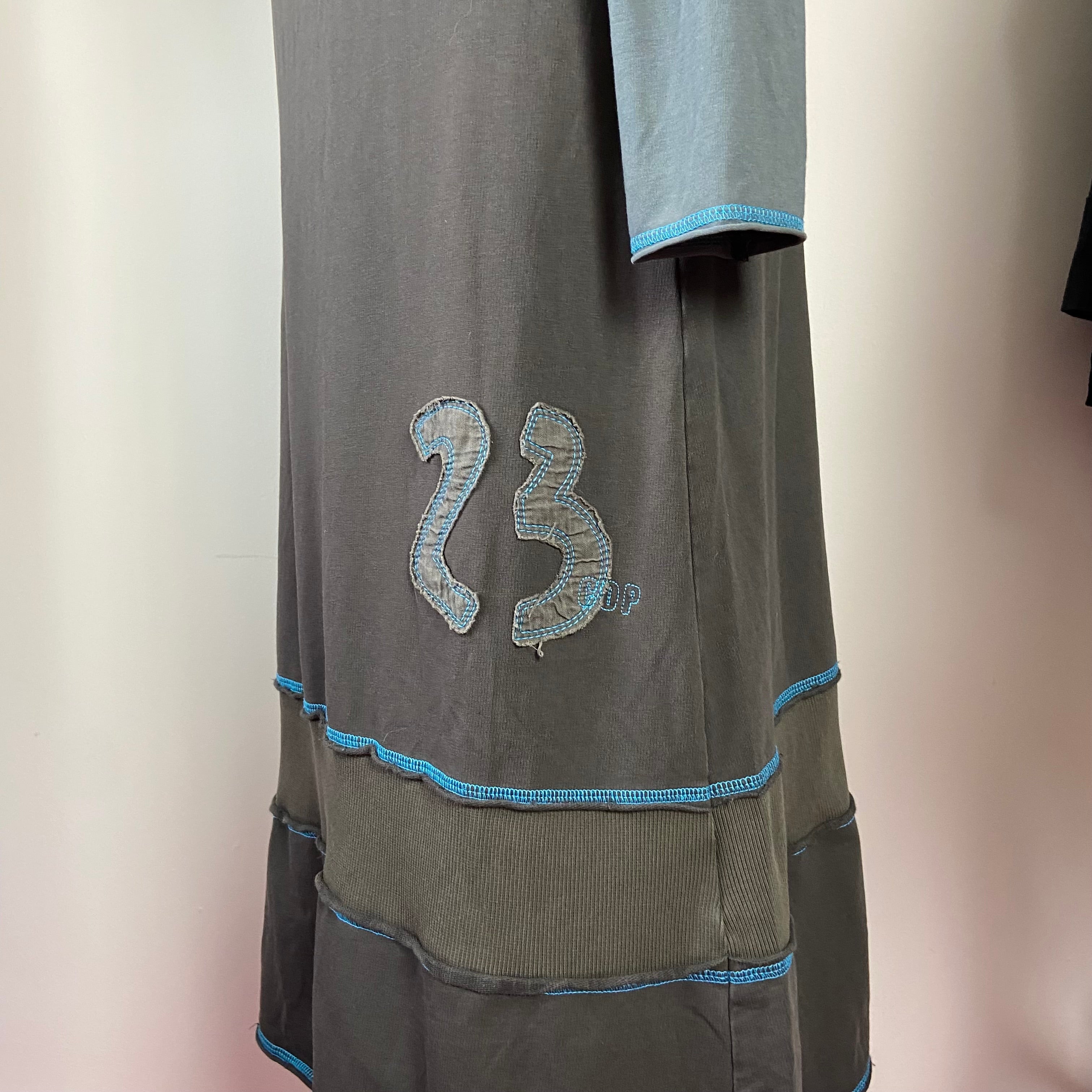 Cop Copine Graphic Long Sleeve Dress - Size L/XL - Funky Cat