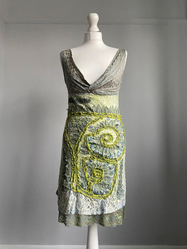 Save The Queen Embellished Dress - Size M - Funky Cat