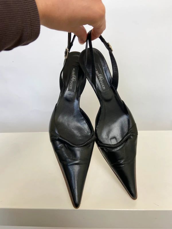 Vintage 00s Kitten Heels - Size UK 5.5