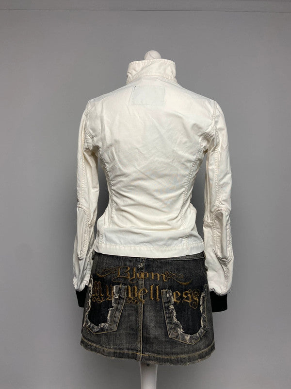 Vintage 00s Racer Jacket - Size XS - Funky Cat