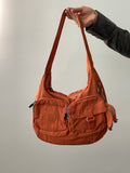 Vintage 00s Orange Slouchy Bag - Funky Cat