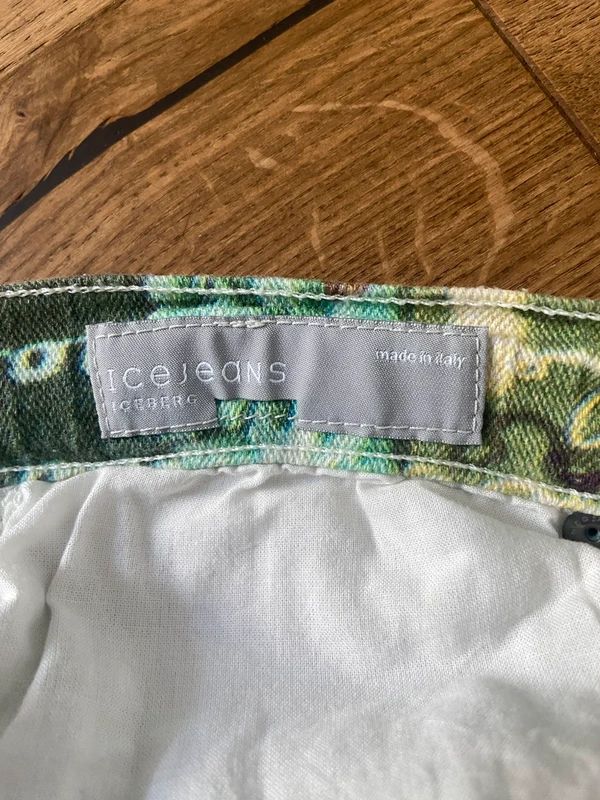 Vintage 00s Graphic Print Trousers - Size 8-10