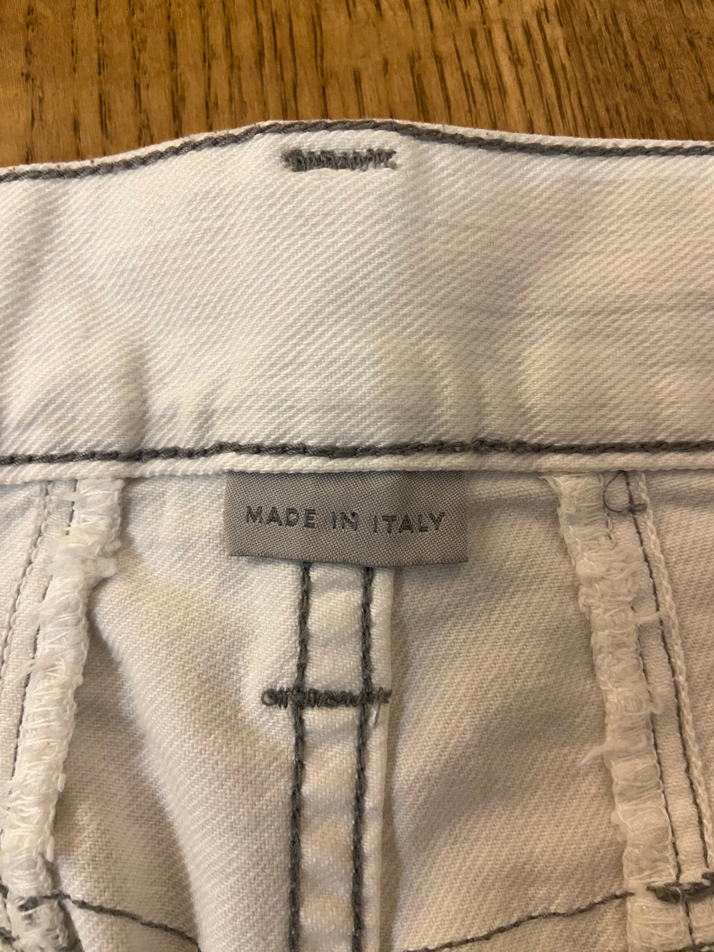 Marithé Francois Girbaud White Slim Fit Jeans - Size 10 - Funky Cat