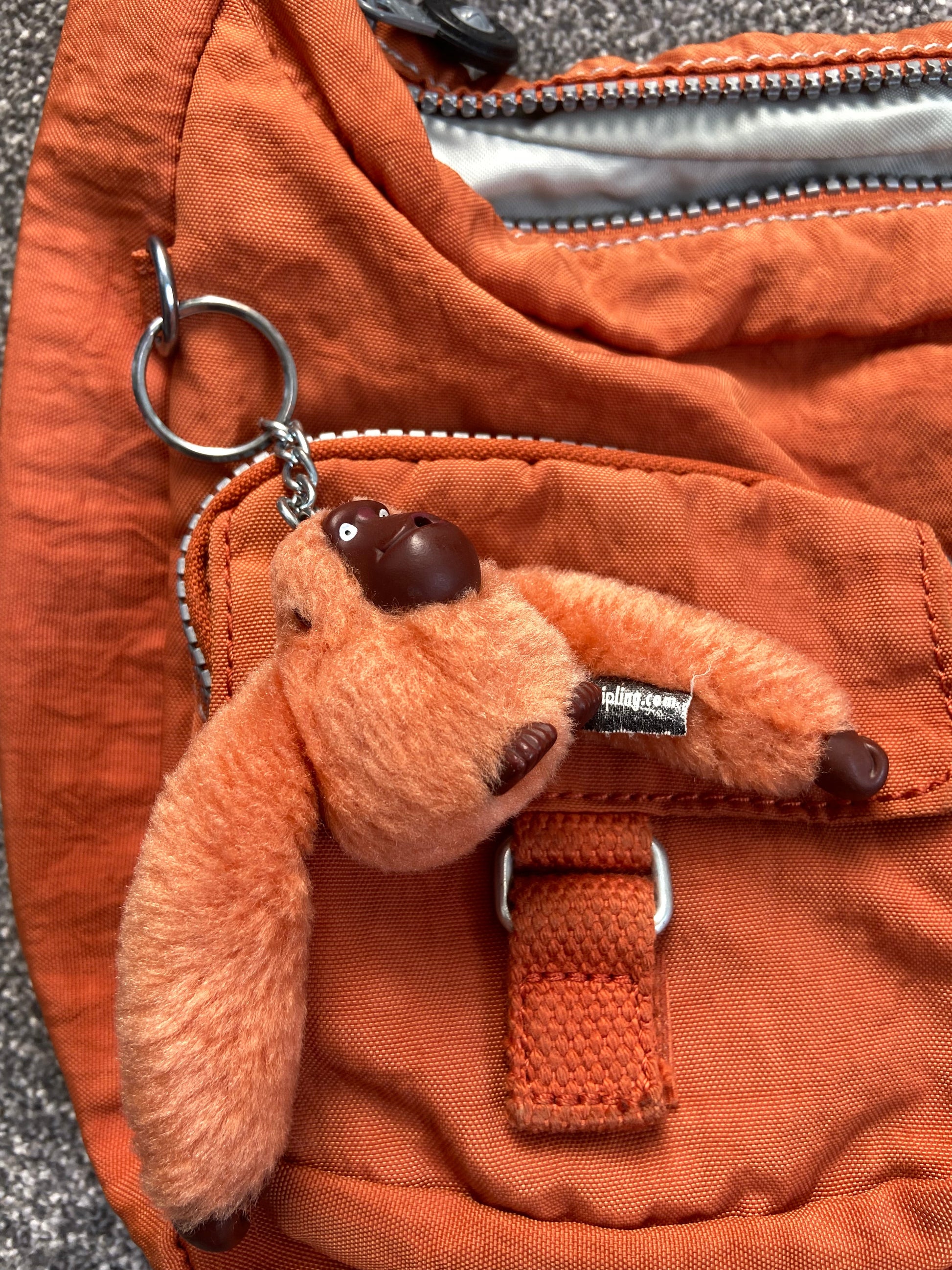 Vintage 00s Orange Slouchy Bag - Funky Cat