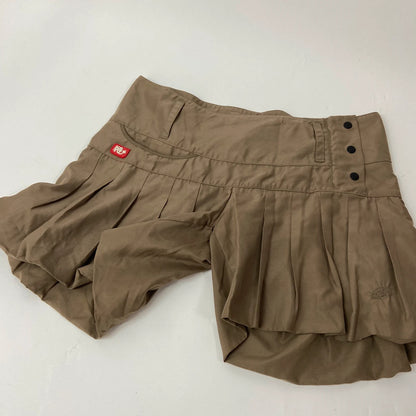 00s Khaki Bubble Bloomer Shorts - Size 8/10