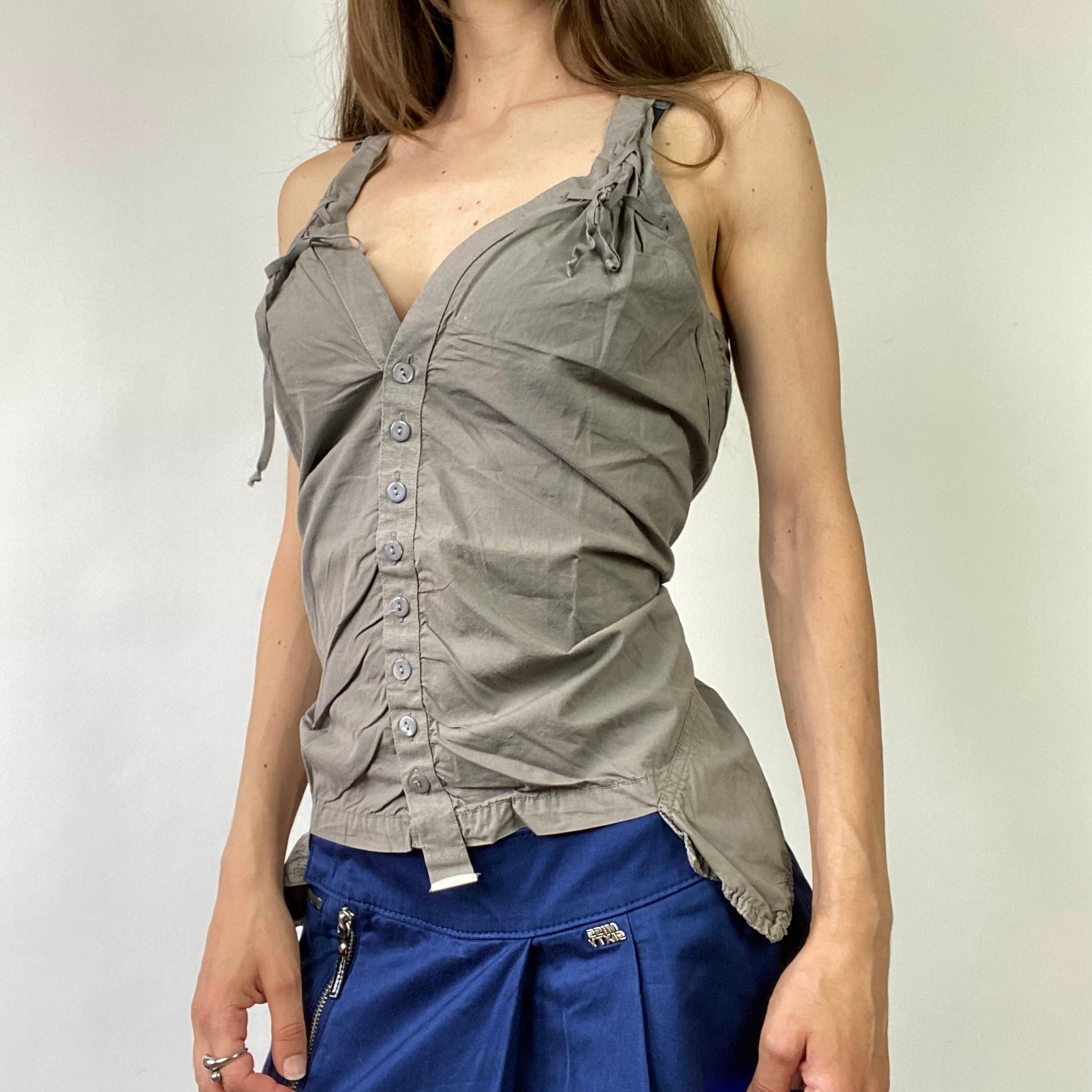 Cop Copine Deconstructed Top - Size L - Funky Cat