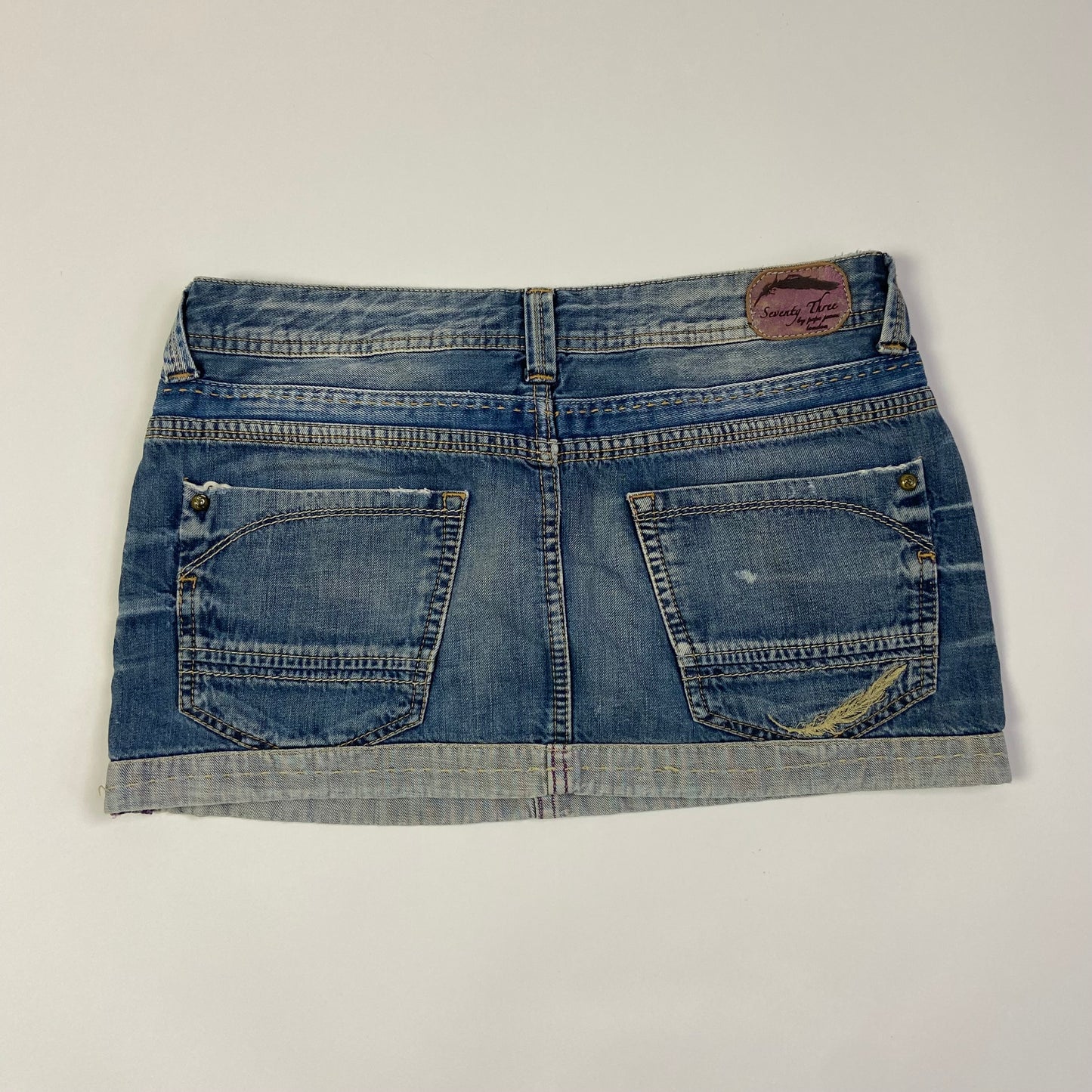 00s Denim Mini Skirt - Size M