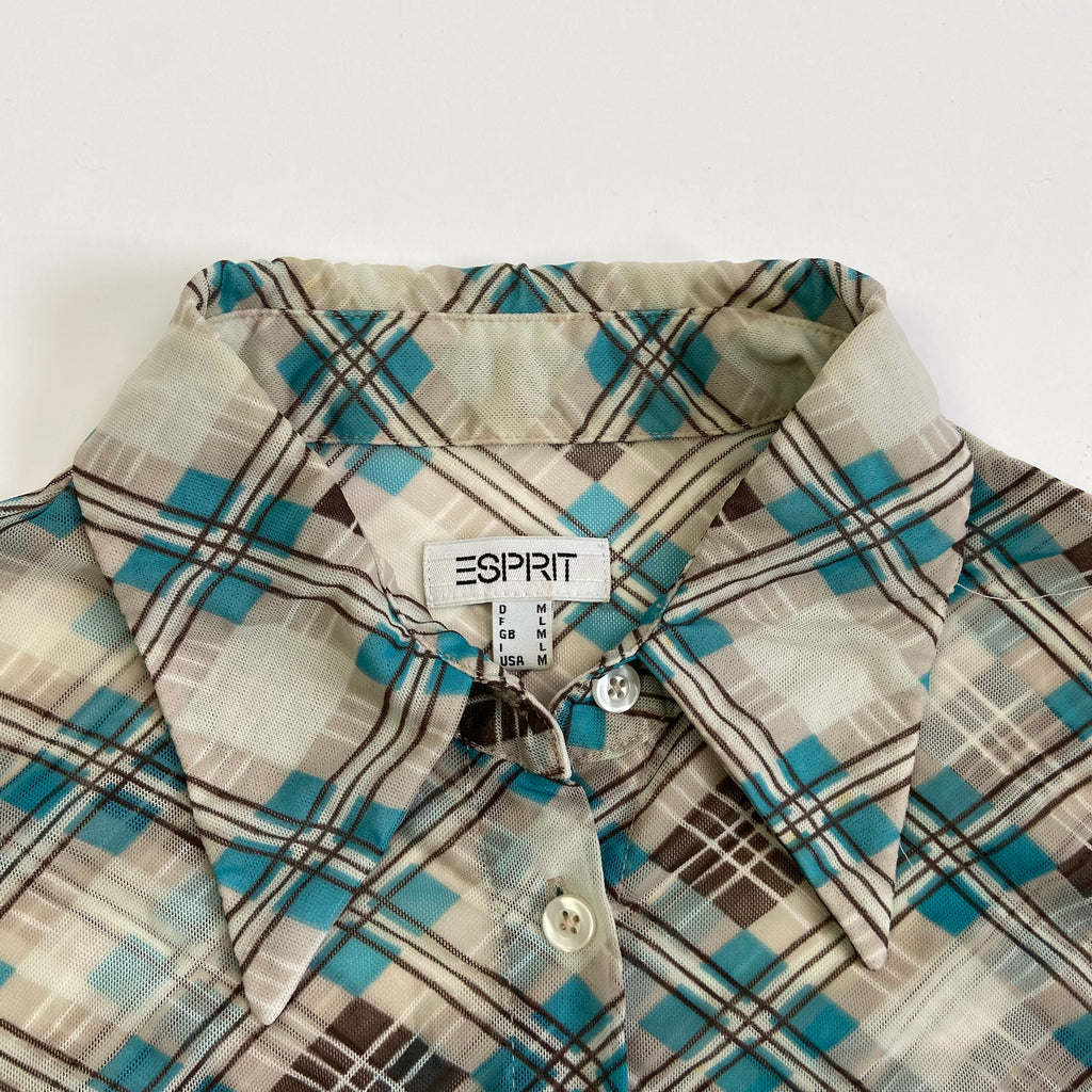 00s Mesh Shirt - Size M - Funky Cat