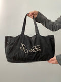 Vintage 00s Liu Jo Rhinestone Tote Bag - Funky Cat