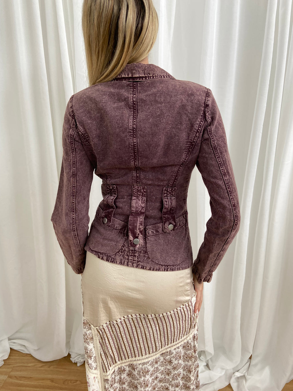Vintage 00s Italian Designer Button Up Jacket - Size XS/S