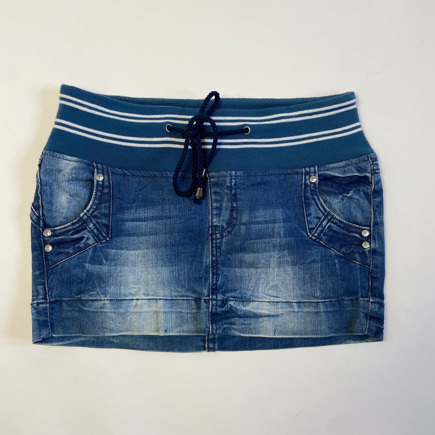 00s Denim Mini Skirt - Size XS