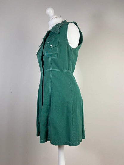 90s Miss Sixty Button Up Dress - Size M