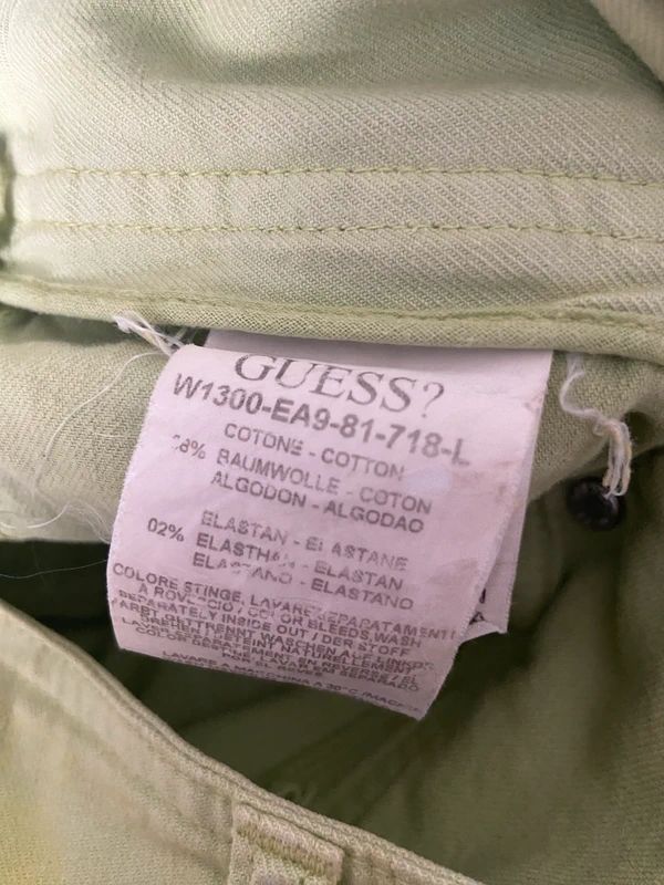 Vintage 00s Low Rise Bootcut Trousers Guess - Size 10
